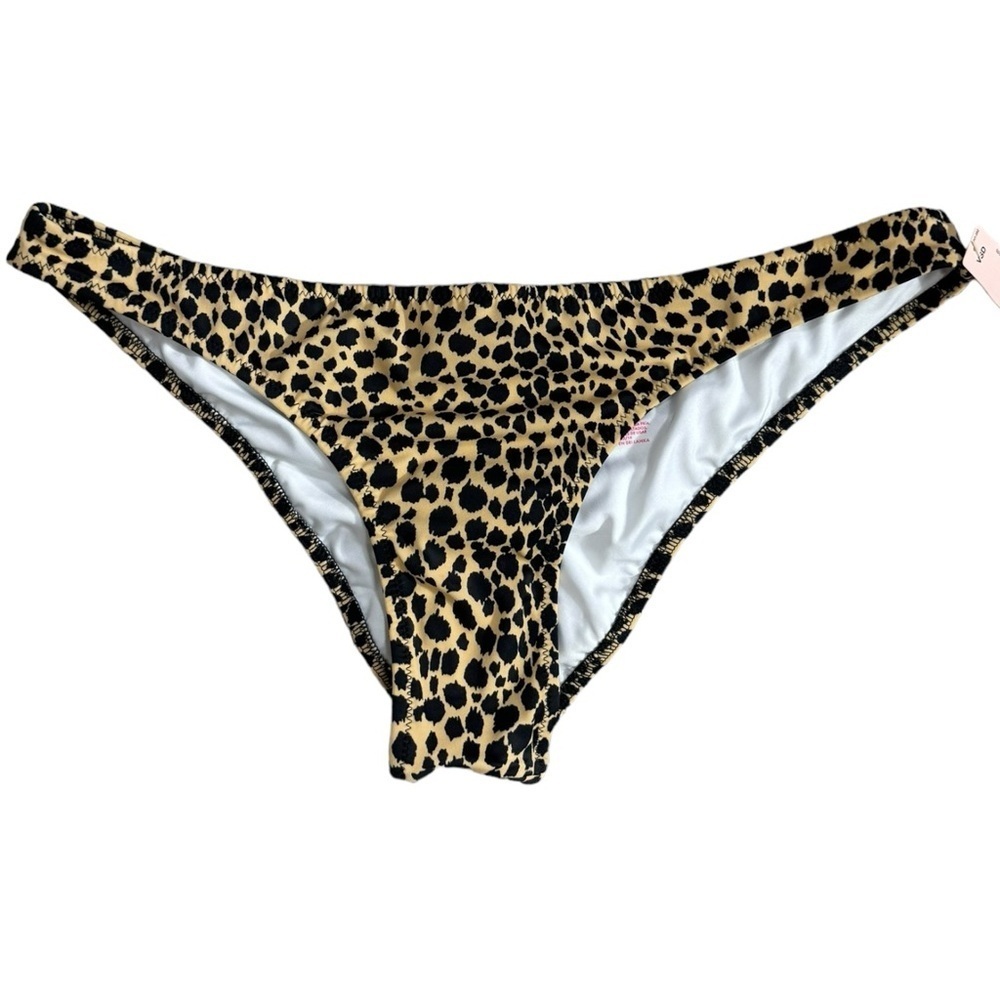 Victoria’s Secret Itsy‎ Mini Ruched Animal Print Bikini Bottom Women’s Medium
